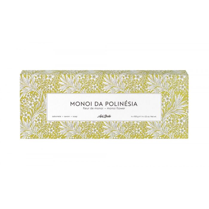 Ach Brito Monoi Da Polinesia 4 x 100g Soaps 