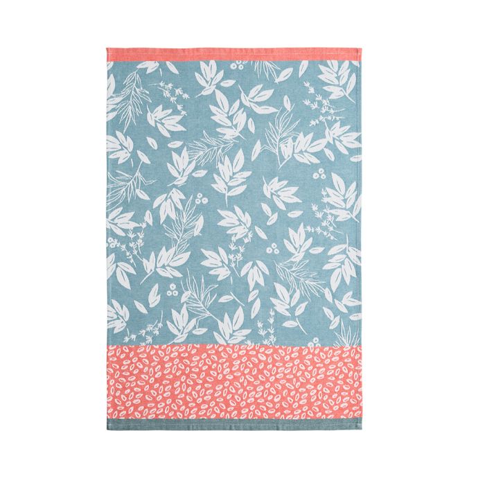 Tea Towel - Feuillage Bleu