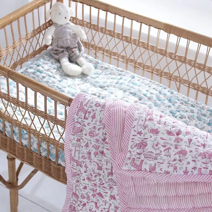  Aztec Animals Print Baby Quilts