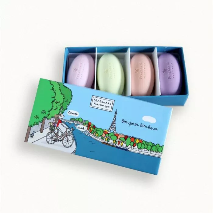 Fragonard Bonjour Bonheur Guest Soap Box