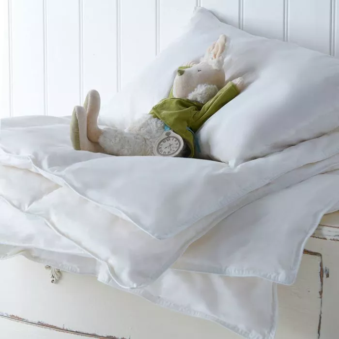 Goose Down Cot Bed Duvet &amp; Pillow