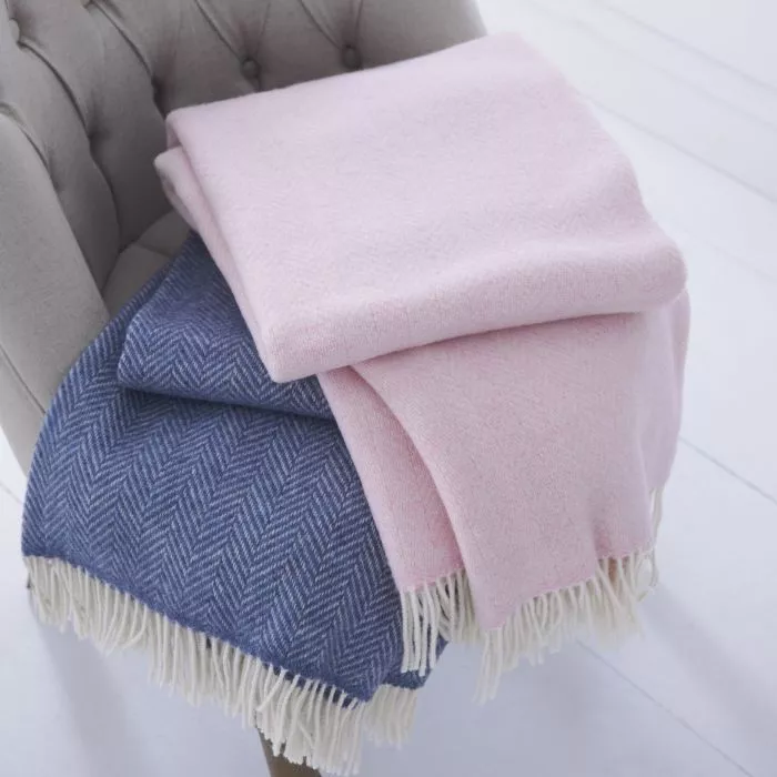 Merino &amp; Cashmere Throws