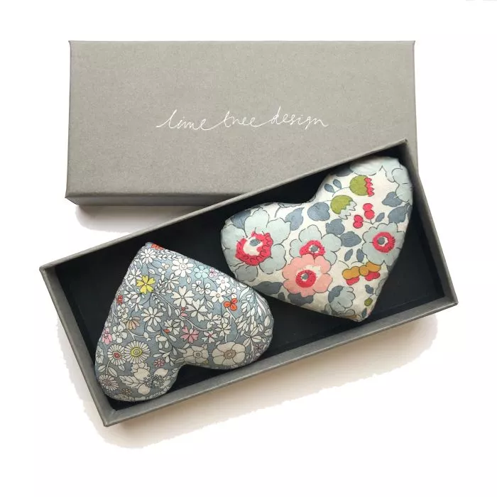 Boxed Lavender Love Heart