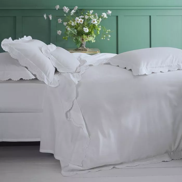 Rosa White Bed Linen